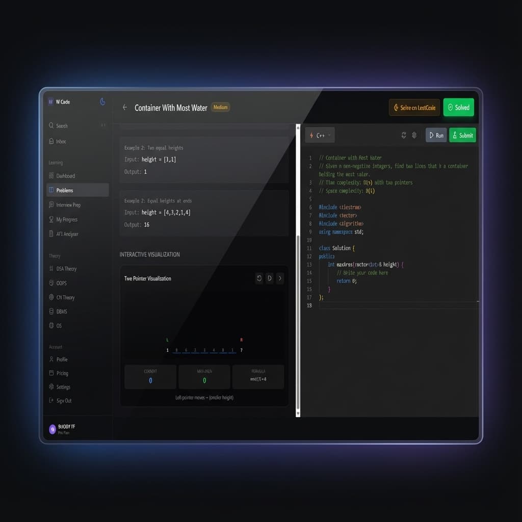W Code In-Built Editor