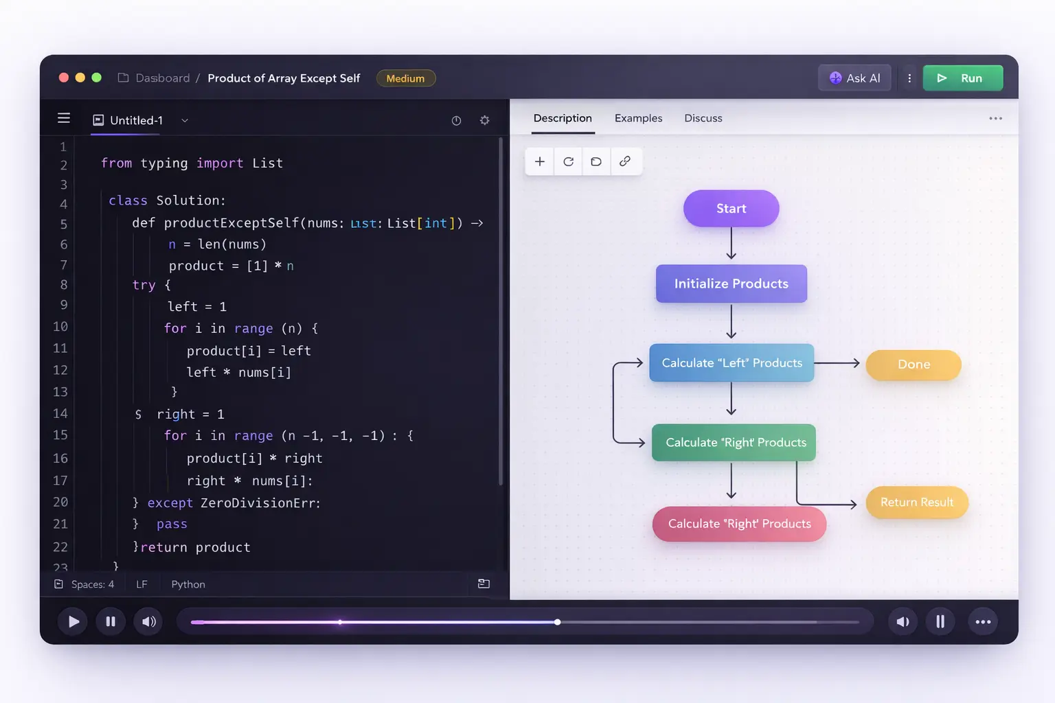 W Code In-Built Editor