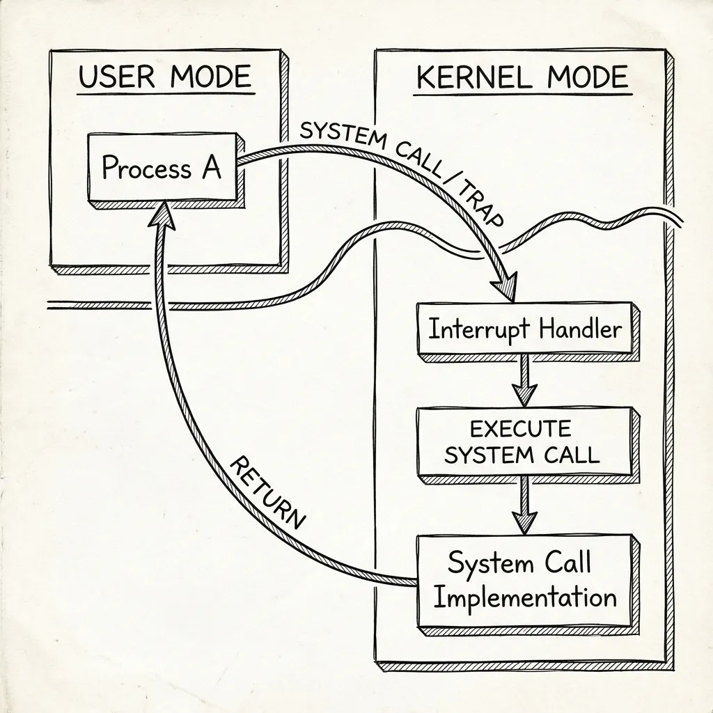 System Call Execution Flow